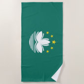 Vlag van Macau (Chinese regio) Strandlaken (Voorkant)