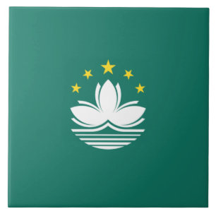 Vlag van Macau (Chinese regio) Tegeltje