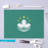 Vlag van Macau (Chinese regio) Tissuepapier (Craft)