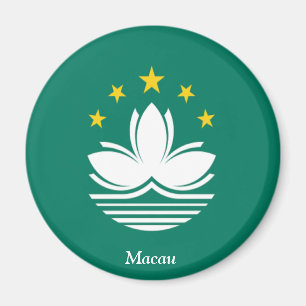 Vlag van Macau Magneet