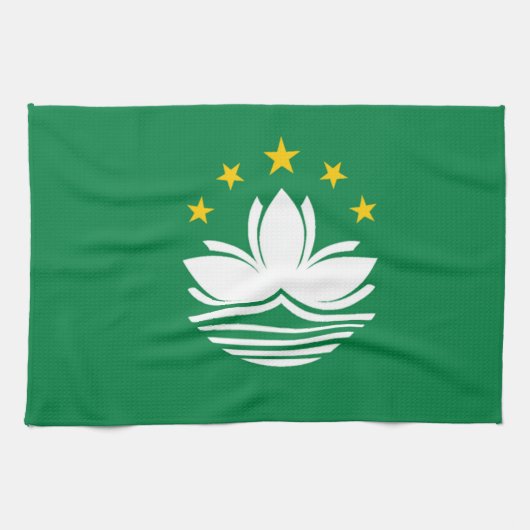 Vlag van Macau Theedoek (Horizontaal)
