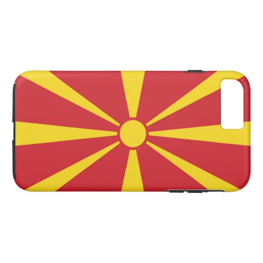 Vlag van Macedonië Case-Mate iPhone Case (Achterkant (Horizontaal))