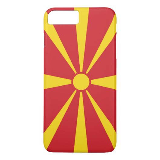 Vlag van Macedonië Case-Mate iPhone Case (Achterkant)