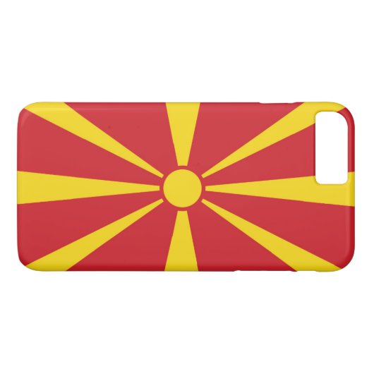 Vlag van Macedonië Case-Mate iPhone Case (Achterkant (Horizontaal))