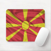 Vlag van Macedonië Muismat (Met muis)