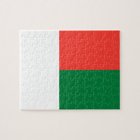 Vlag van Madagascar Foto Puzzle Legpuzzel (Horizontaal)