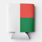 Vlag van Madagaskar Blikjeskoeler (Achterkant)