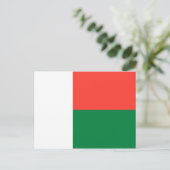 Vlag van Madagaskar Briefkaart (Staand voorkant)
