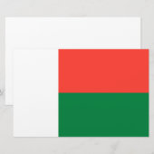 Vlag van Madagaskar Briefpapier (Voorkant / Achterkant)