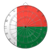 Vlag van Madagaskar Dartbord (Voorkant)