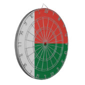 Vlag van Madagaskar Dartbord (Voorkant Links)