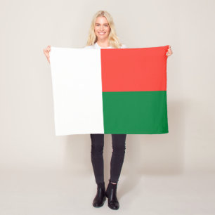 Vlag van Madagaskar Fleece Deken