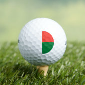 Vlag van Madagaskar Golfballen (Insitu Shirt)