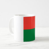 Vlag van Madagaskar Koffiemok (Voorkant links)
