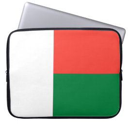 Vlag van Madagaskar Laptop Sleeve