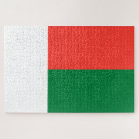 Vlag van Madagaskar Legpuzzel (Horizontaal)