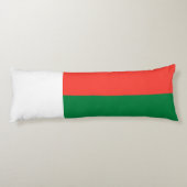 Vlag van Madagaskar Lichaamskussen (Achterkant)