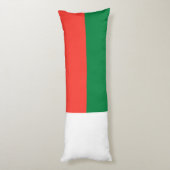Vlag van Madagaskar Lichaamskussen (Achterkant (Verticaal))