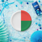 Vlag van Madagaskar Papieren Bordje (Feest)
