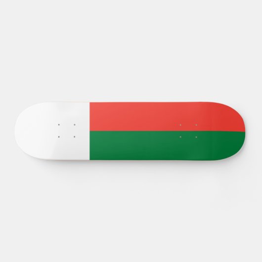 Vlag van Madagaskar Persoonlijk Skateboard (Horizontaal)