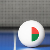 Vlag van Madagaskar Pingpongbal (Net)