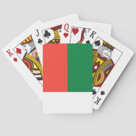 Vlag van Madagaskar Pokerkaarten