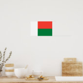 Vlag van Madagaskar Poster (Keuken)