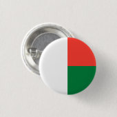 Vlag van Madagaskar Ronde Button 3,2 Cm (Voorkant /achterkant)
