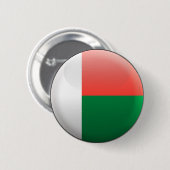 Vlag van Madagaskar Ronde Button 5,7 Cm (Voorkant /achterkant)