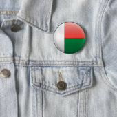 Vlag van Madagaskar Ronde Button 5,7 Cm (In situ)