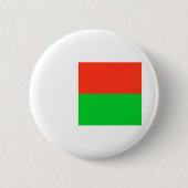 Vlag van Madagaskar Ronde Button 5,7 Cm (Voorkant)