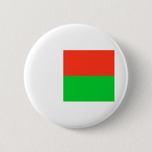 Vlag van Madagaskar Ronde Button 5,7 Cm (Voorkant)