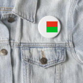 Vlag van Madagaskar Ronde Button 5,7 Cm (In situ)