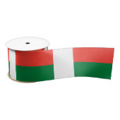 Vlag van Madagaskar Satijnen Lint (Spoel)