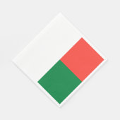 Vlag van Madagaskar Servet (Hoek)