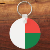 Vlag van Madagaskar Sleutelhanger (Achterkant)