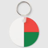 Vlag van Madagaskar Sleutelhanger (Achterkant)