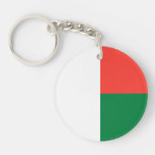 Vlag van Madagaskar Sleutelhanger (Voorkant)