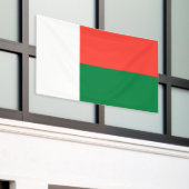 Vlag van Madagaskar Spandoek (Buitenkant Gebouw)