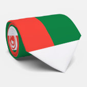 Vlag van Madagaskar Stropdas (Opgerold)