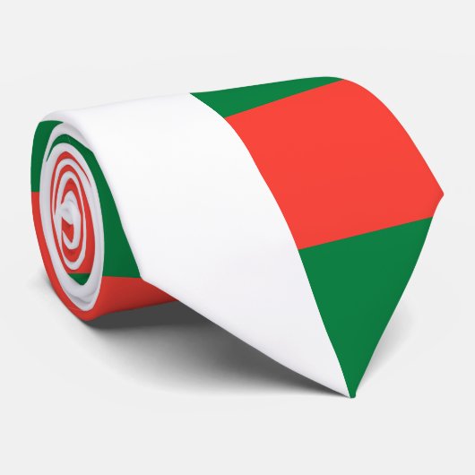 Vlag van Madagaskar Stropdas (Opgerold)