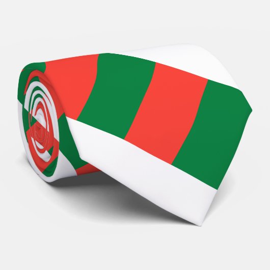 Vlag van Madagaskar Stropdas (Opgerold)