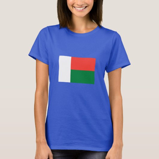 Vlag van Madagaskar T-shirt (Voorkant)