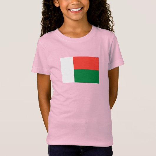 Vlag van Madagaskar T-shirt (Voorkant)