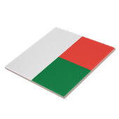 Vlag van Madagaskar Tegeltje (Zijkant)