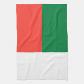Vlag van Madagaskar Theedoek (Verticaal)