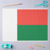 Vlag van Madagaskar Tissuepapier (Craft)
