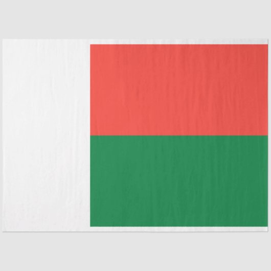 Vlag van Madagaskar Tissuepapier (Voorkant)