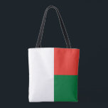 Vlag van Madagaskar Tote Bag<br><div class="desc">Patriottische vlag van Madagaskar.</div>