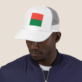 Vlag van Madagaskar Trucker Pet (In situ)